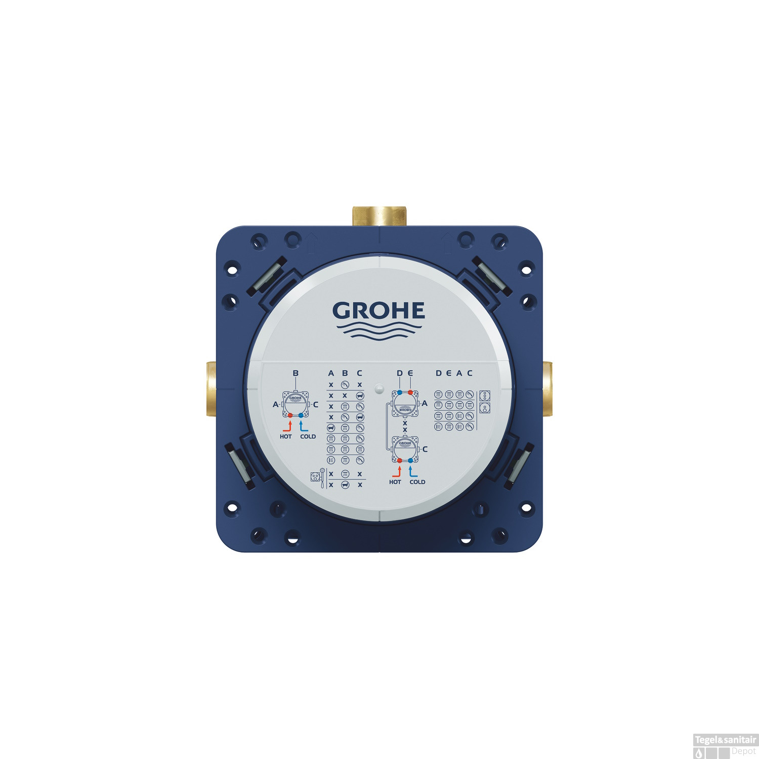 PODŽBUKNA INSTALACIJA  GROHE SMARTBOX RAPIDO ZA TUŠ